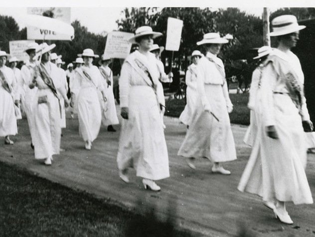 white suffragette skirt