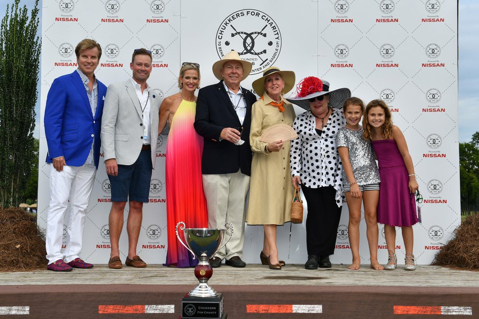 Winners of the best dressed contests at Chukkers for Charity 2018.JPG