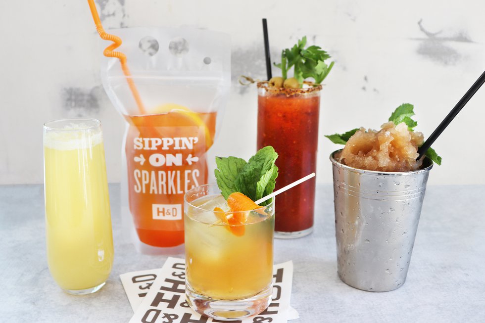 Boozy Bourbon Slush, Feelin' Fizzy, H&D Bloody Mary, Whiskey Hummingbird.JPG.jpg