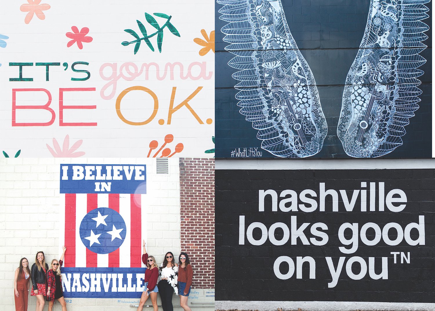 Nashville Looks Good on You - Marathon Village - nashville public art