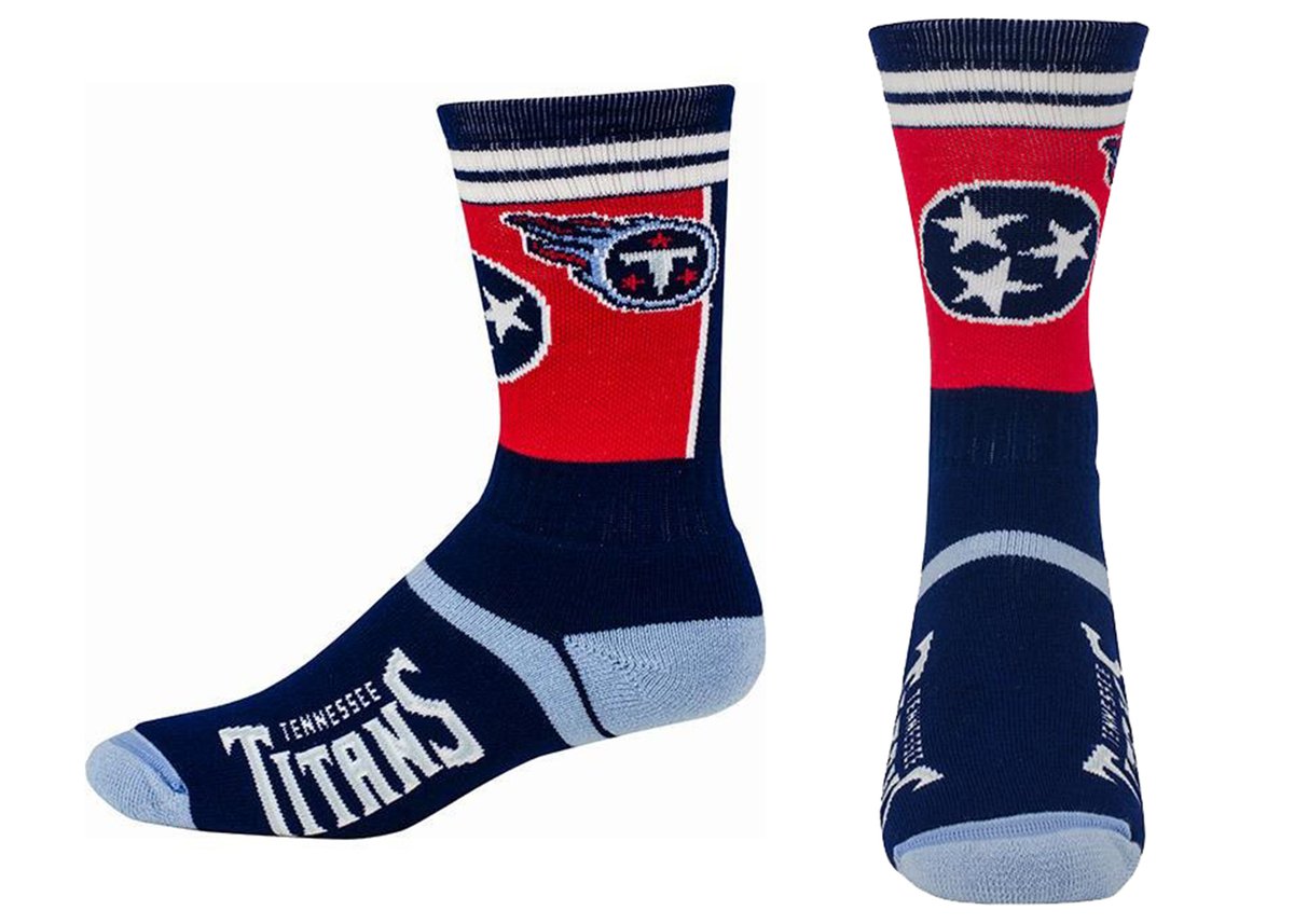 Tennessee Titans Rock Em Socks Classic Uniform Crew Socks