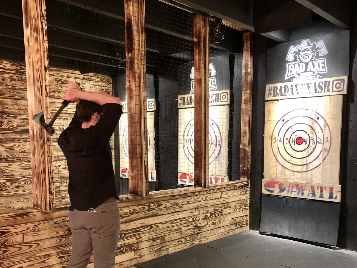 Throw Axes at Bad Axe Throwing Nashville Lifestyles