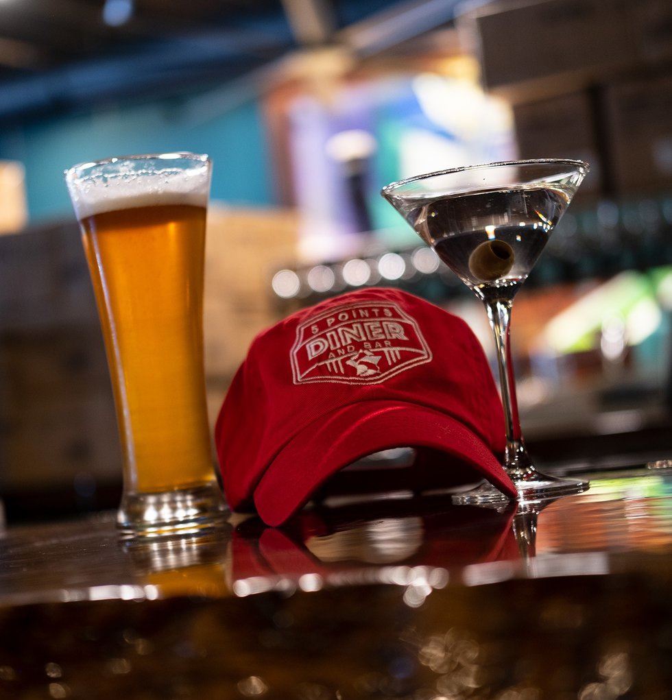 5 Points Diner & Bar photo beer hat martini.jpg
