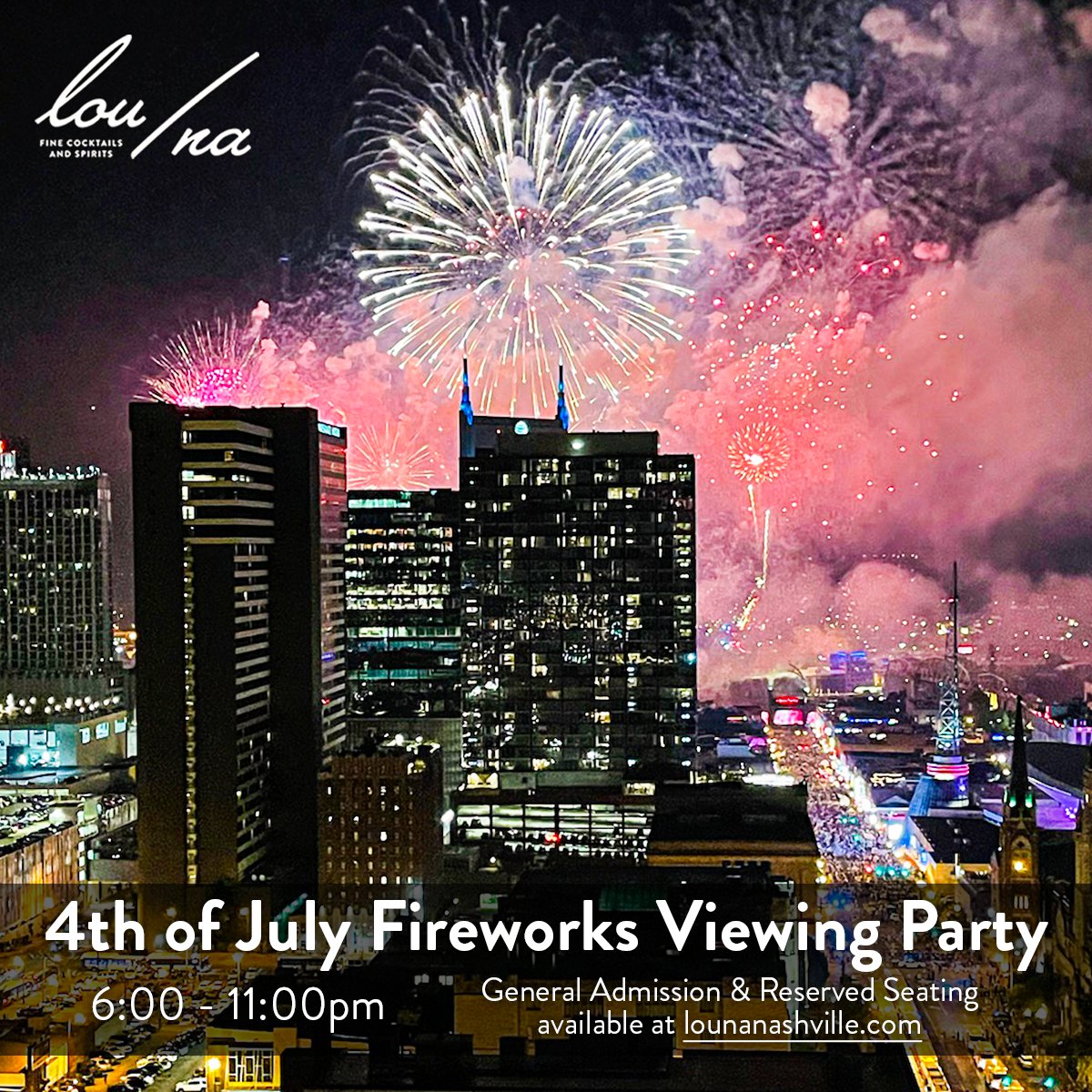 Lou/Na’s Fourth of July Fireworks Viewing Party