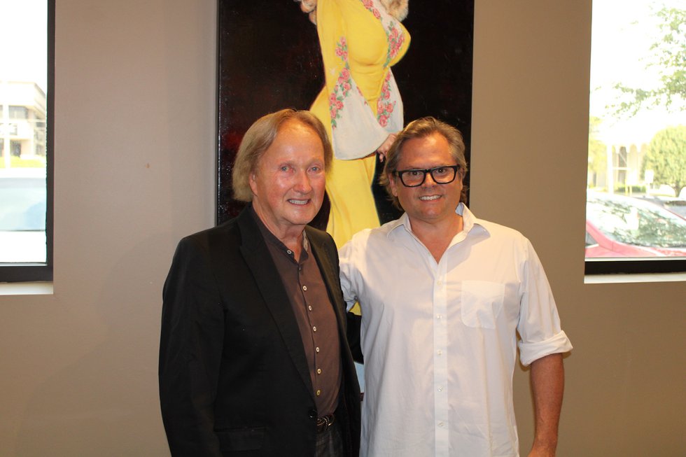 Larry Lipman and featured artist Stacy Beam.JPG