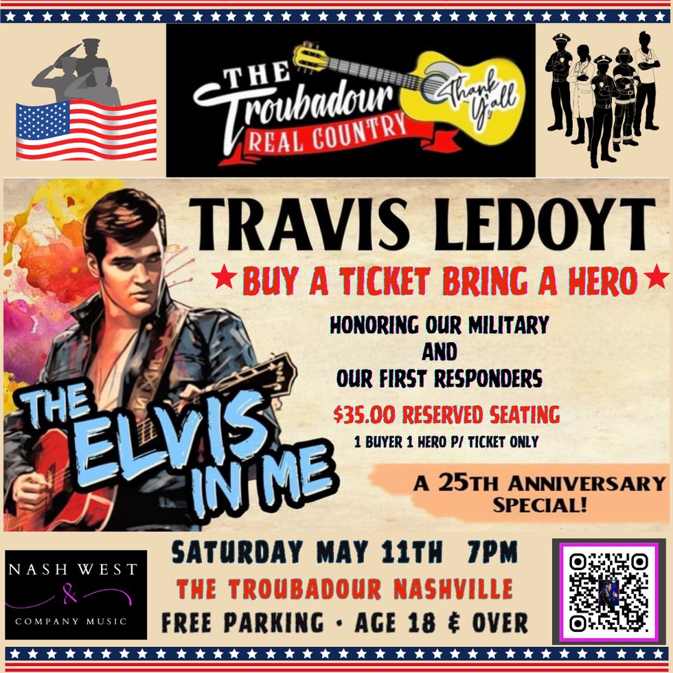 The Elvis in Me Tour  - Buy a Ticket Bring a Hero