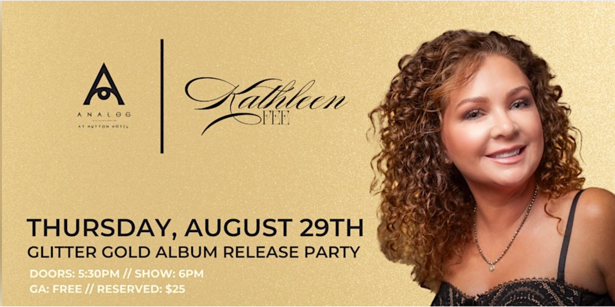 Kathleen Fees Glitter Gold Album Release Party