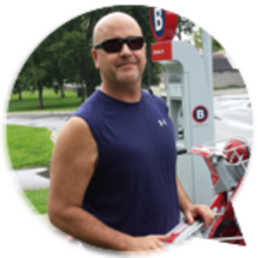 Ad Hudler on the B-Cycle